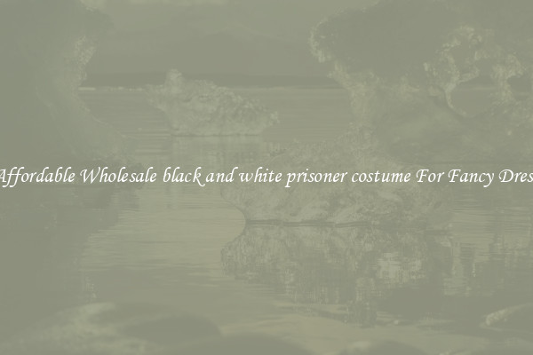 Affordable Wholesale black and white prisoner costume For Fancy Dress