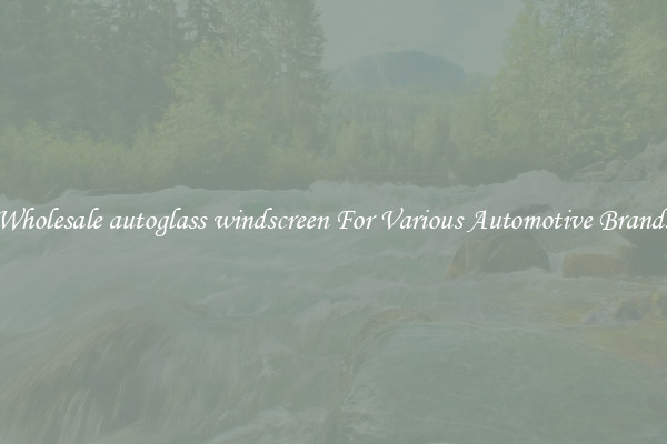 Wholesale autoglass windscreen For Various Automotive Brands